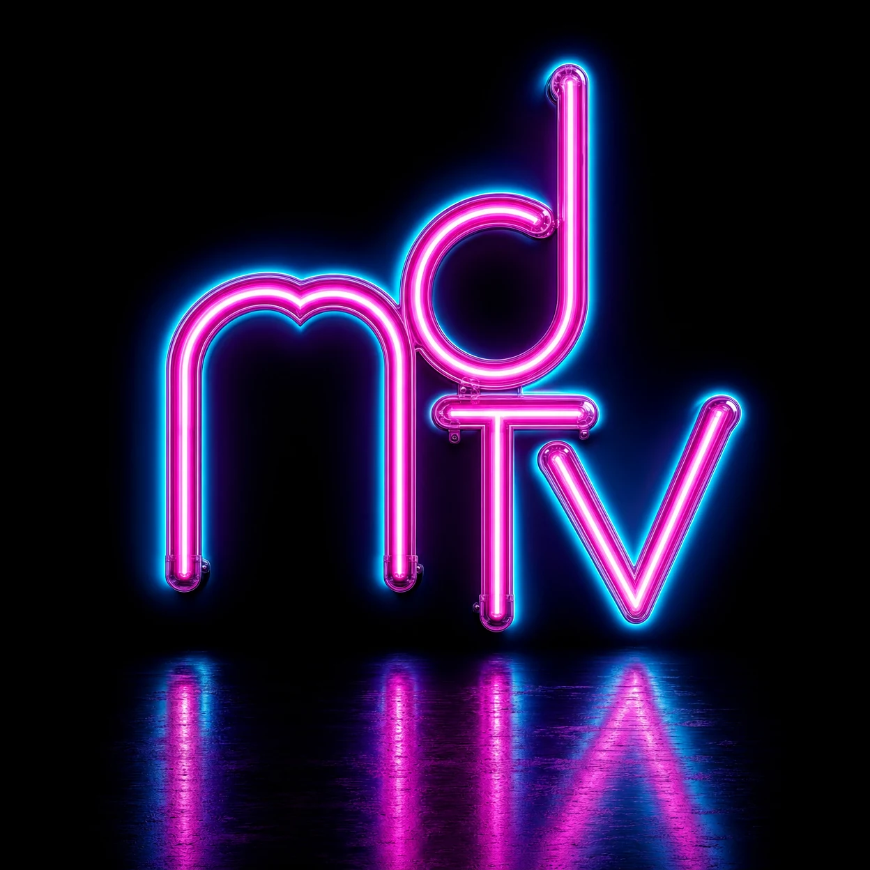麻豆tv 霓虹 Logo